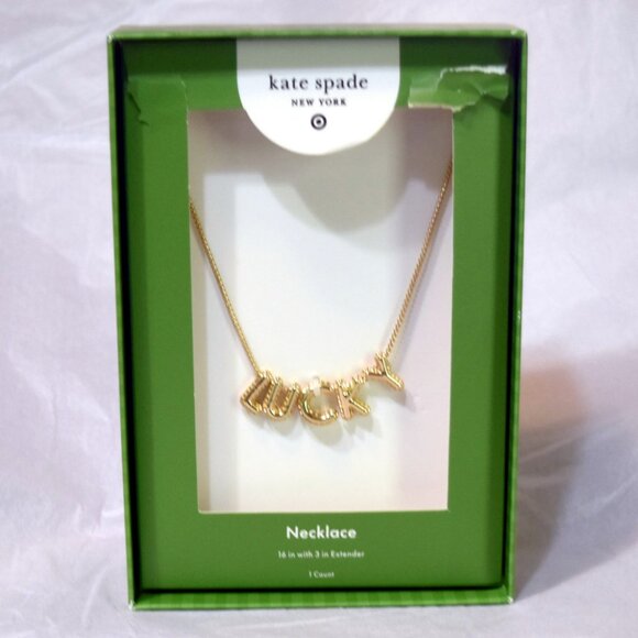 Kate Spade x Target Lucky Bubble Charm Necklace NIB - Picture 4 of 4